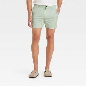 Goodfellow & Co Mint Green Men's Flat Front Shorts